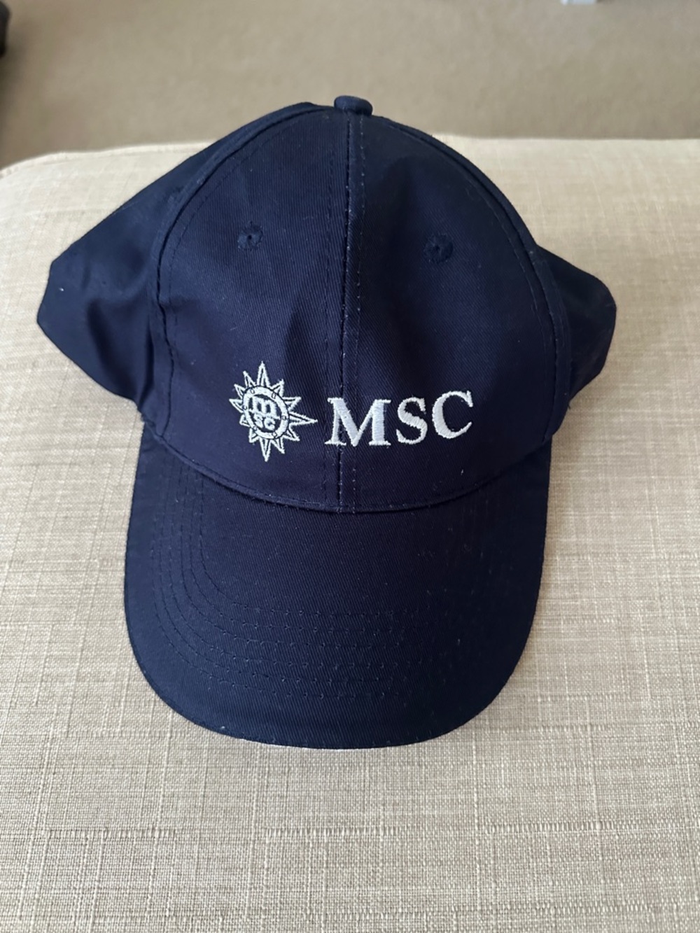 MSC Embroidered Navy Baseball Cap